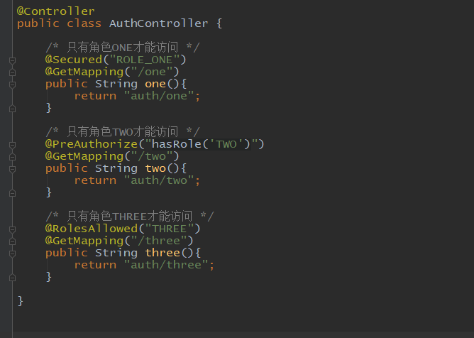 SpringBootSecurity学习（06）网页版登录方法级别的权限