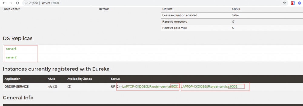 Spring Cloud Eureka 简单使用