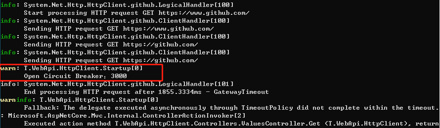 HttpClientFactory + Polly 实现熔断降级