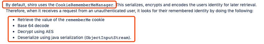 Shiro 反序列化记录