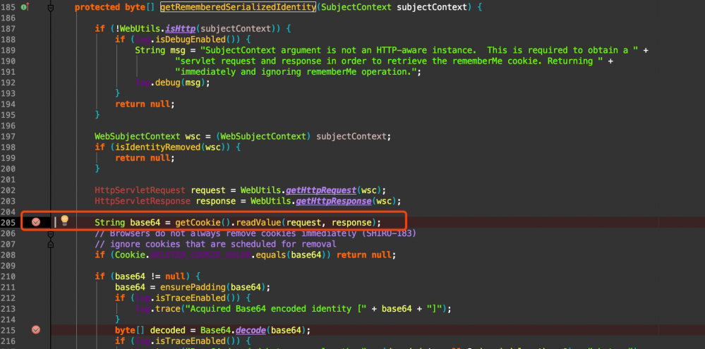 Shiro 反序列化记录