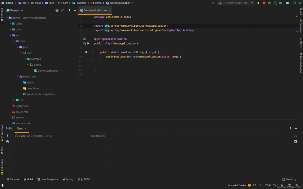一、springboot入门