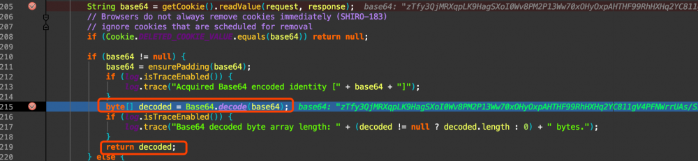 Shiro 反序列化记录