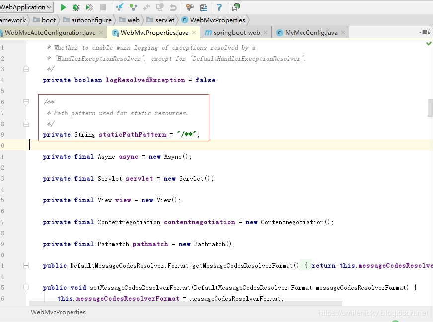 SpringBoot源码学习系列之SpringMVC自动配置