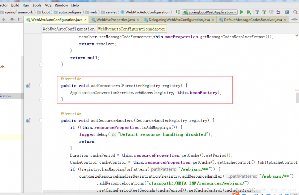 SpringBoot源码学习系列之SpringMVC自动配置