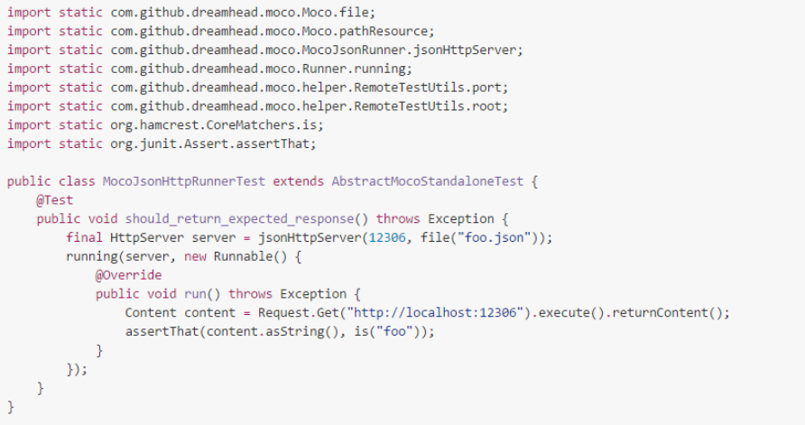 Mock Server利器 - Moco