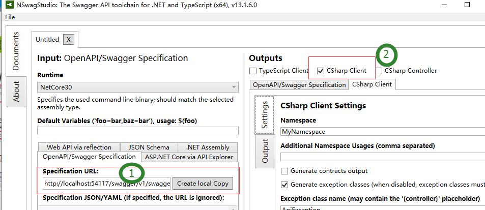.NET Core 3.0 使用Nswag生成Api文档和客户端代码