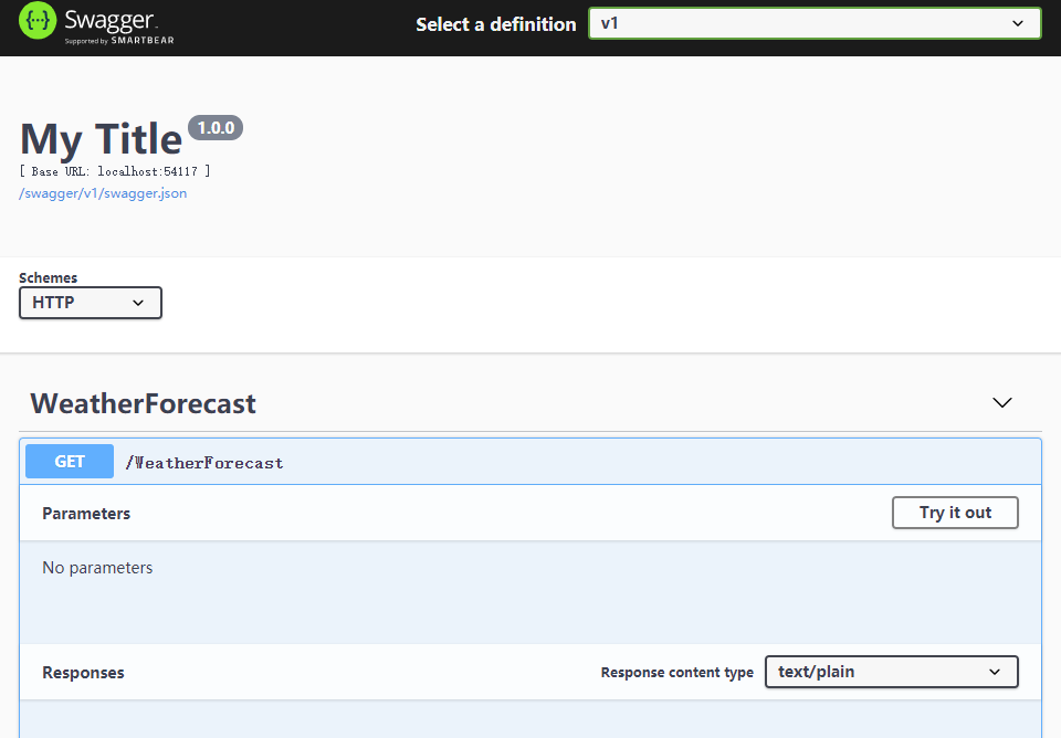 .NET Core 3.0 使用Nswag生成Api文档和客户端代码