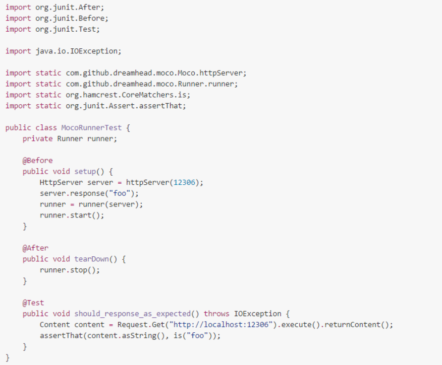 Mock Server利器 - Moco