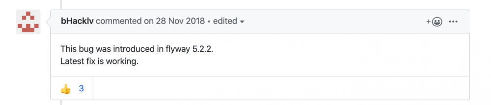 Flyway 执行报错： 'user_variables_by_thread' 表没有SELECT权限问题