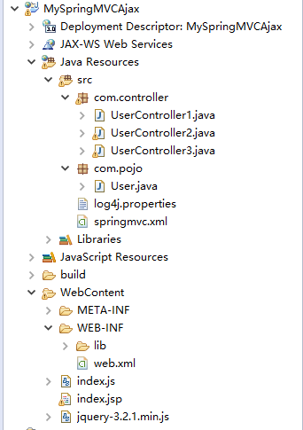 Sping MVC不使用任何注解处理（jQuery）Ajax请求（基于XML配置）