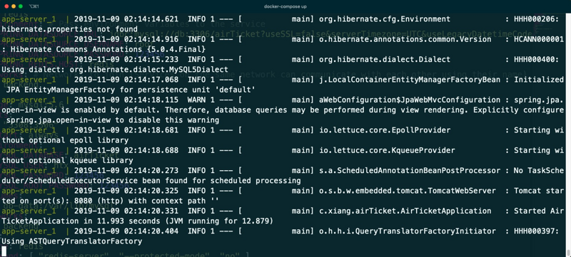 docker-compose 配置spring环境