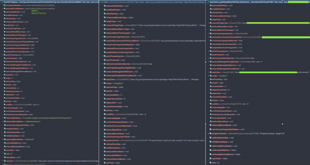 spring boot 不同类型bean生成BeanDefinition和实例化过程的区别