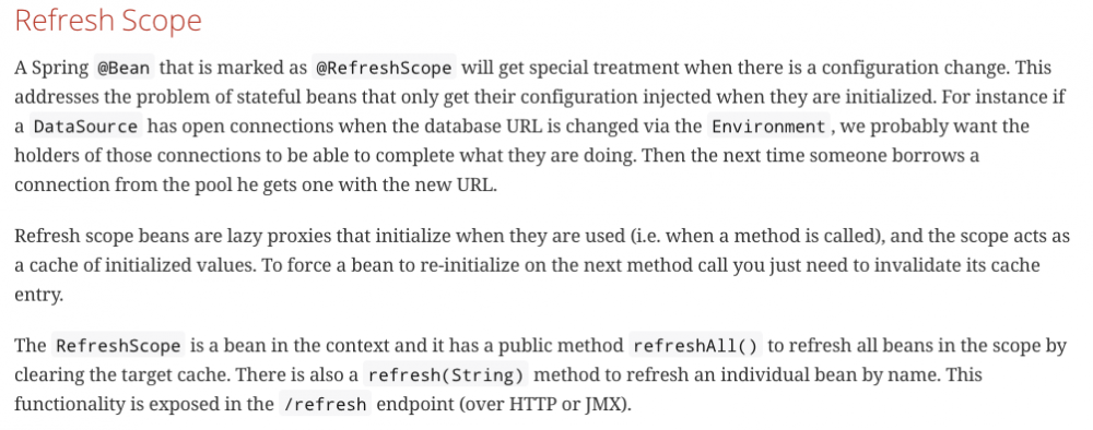 配置热更新，不想重启，如何更新Bean的状态？
