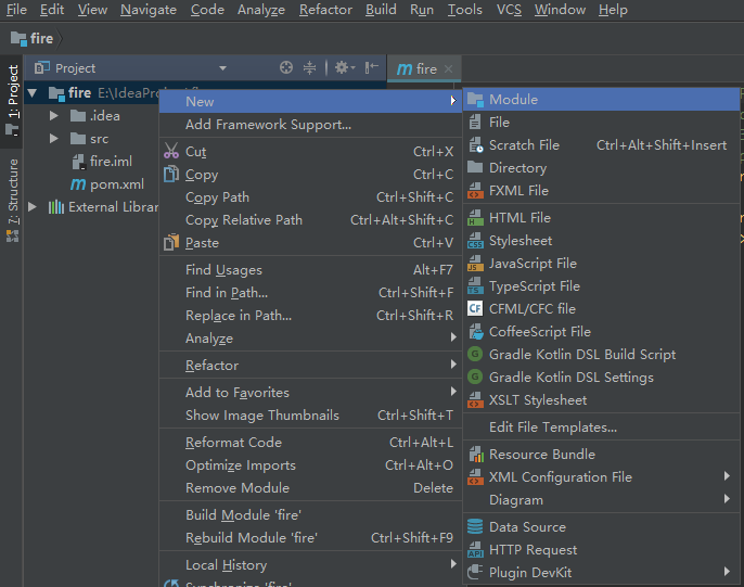 Idea创建多模块maven聚合项目
