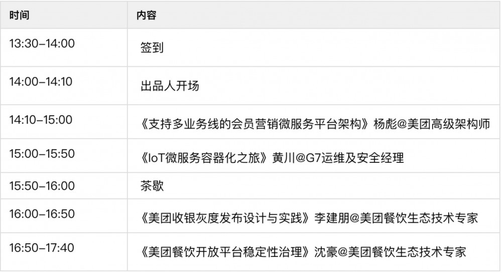 【美团·成都沙龙报名】美团收银系统微服务架构实践