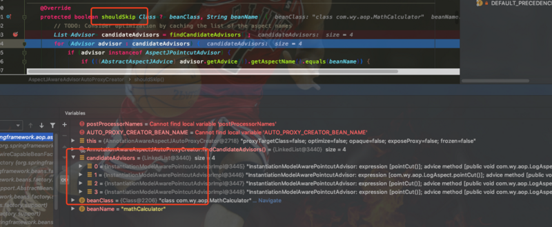 七. AOP 的实现原理源码分析