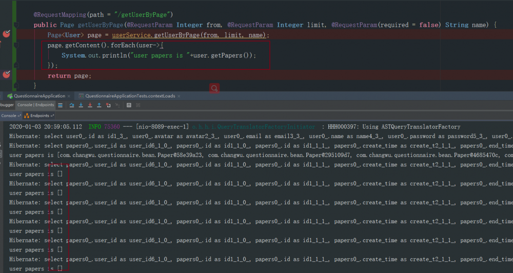 记: Spring Data Jpa @OneToMany 级联查询被动触发的问题