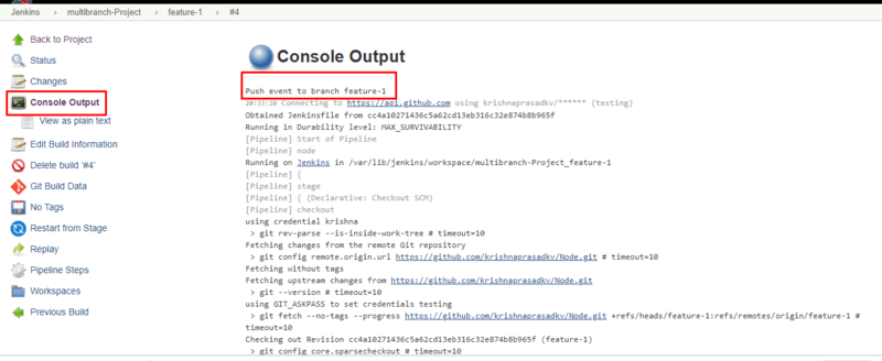 使用 Jenkins 实现 CI/CD 多分支流水线