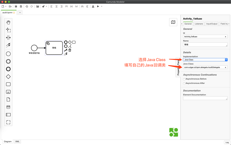 Camunda流程引擎笔记(二)：Service Task