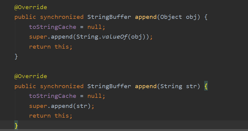 String、StringBuffer和StringBuilder的区别
