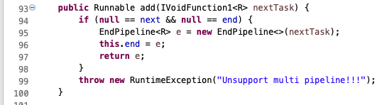 奇思妙想-java实现另类的pipeline模式