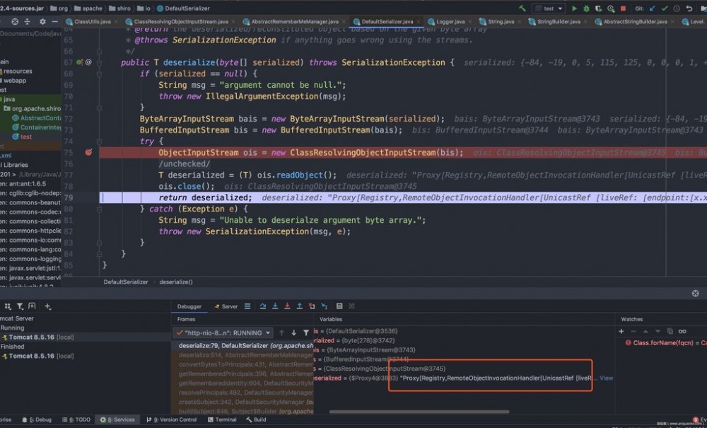 Shiro Padding Oracle Attack 反序列化