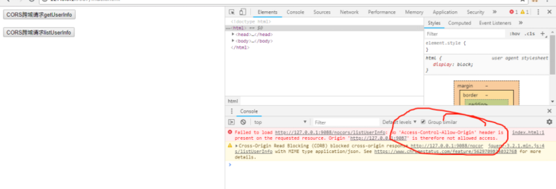 36、SpringBoot配置Cors解决跨域请求