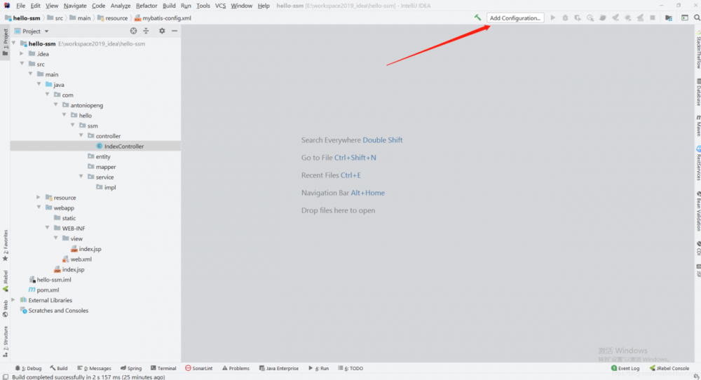 集成 Spring + Spring MVC + MyBatis 搭建单体应用