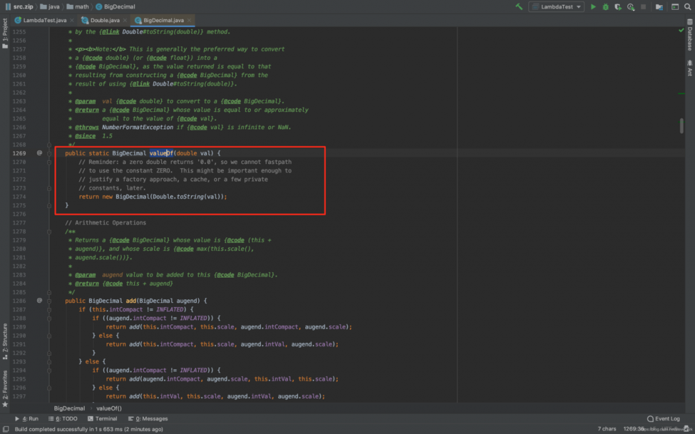 BigDecimal进行浮点数精确计算错误用法和正确用法