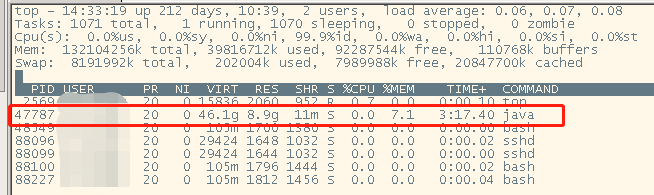 排查tomcat服务器CPU使用率过高