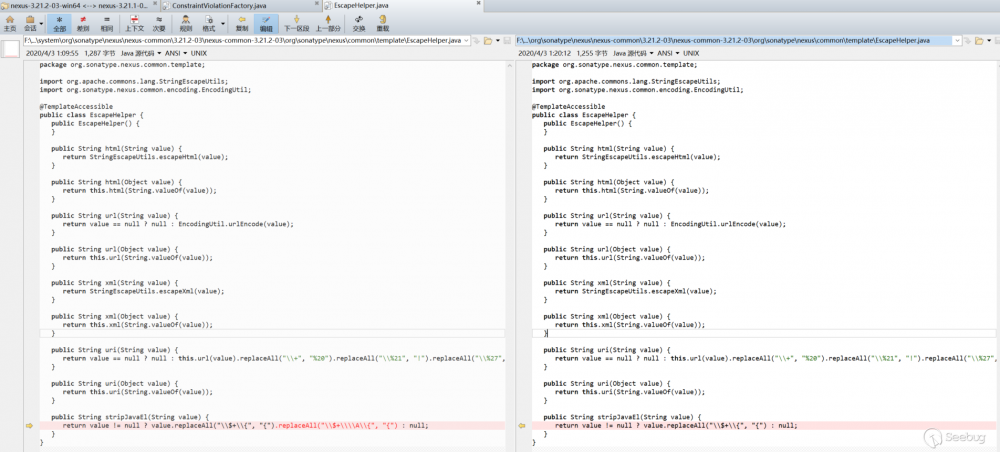 Nexus Repository Manager 3 几次表达式解析漏洞