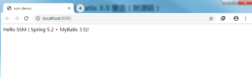SSM 三大框架系列：Spring 5 + Spring MVC 5 + MyBatis 3.5 整合（附源码）