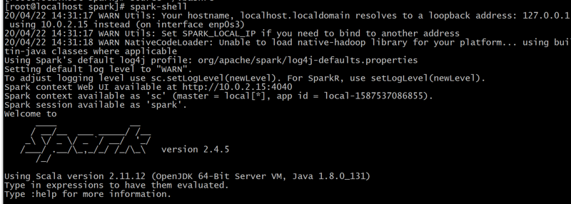 Spark2.4.5集群安装与本地开发