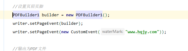 SpringBoot+ItextPdf生成PDF+页眉+水印