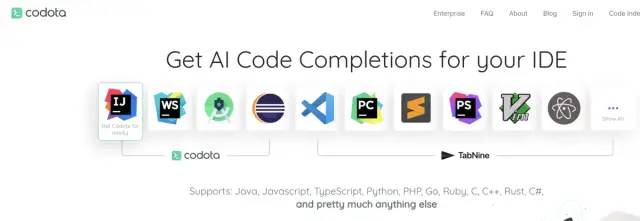 AI智能代码提示： Get AI Code Completions for your IDE
