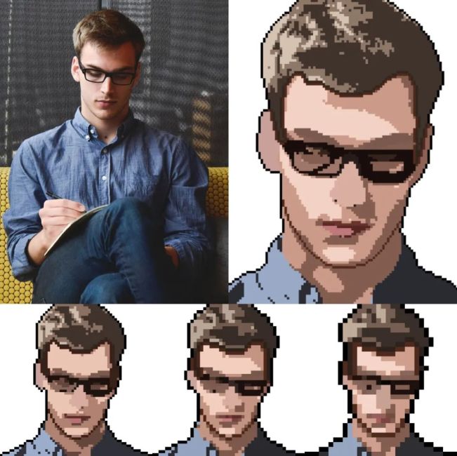 一键生成人脸像素图，还能上传到动森！这个项目很好玩