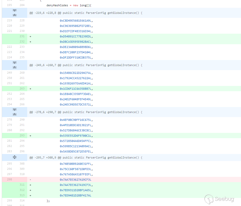 Fastjson 反序列化漏洞史