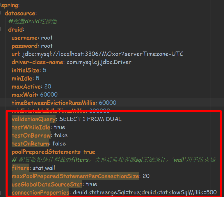 MO_or使用Spring Boot整合Druid
