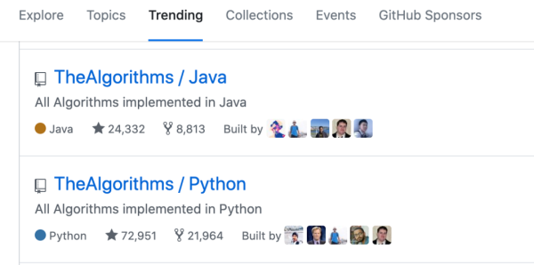 GitHub近10万星：印度小哥用Python和Java实现所有AI算法