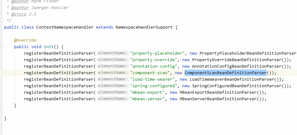 @Component，@Service等注解是如何被解析的。