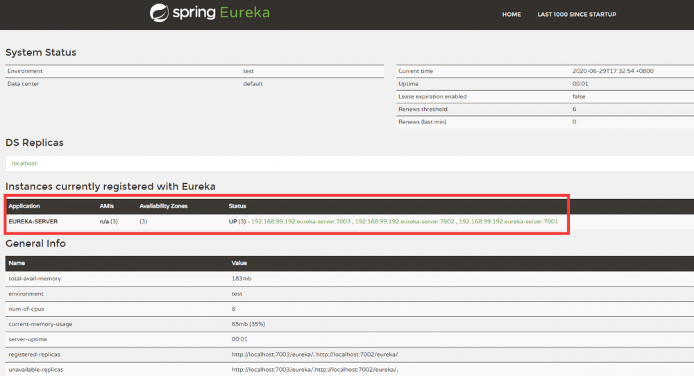 服务注册发现：Eureka快速搭建以及相关组件与配置说明