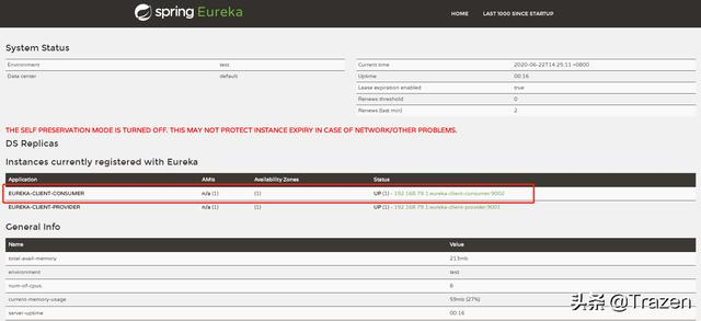 SpringCloud组件之注册中心Eureka（Hoxton版本）