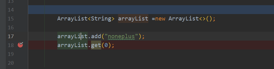 DEBUG ArrayList