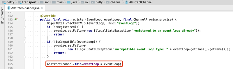 Netty源码阅读之如何将TCP的读写操作和指定线程绑定