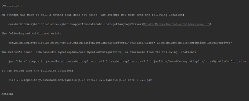 springboot2整合mybatis-plus3踩到的坑