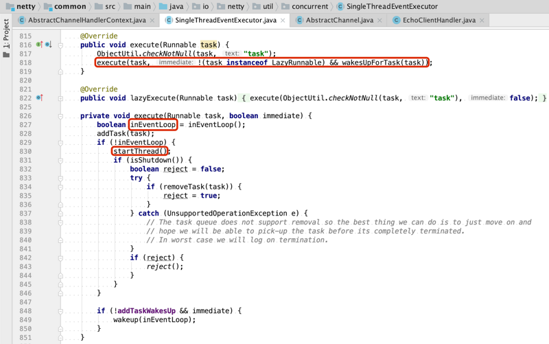 Netty源码阅读之如何将TCP的读写操作和指定线程绑定