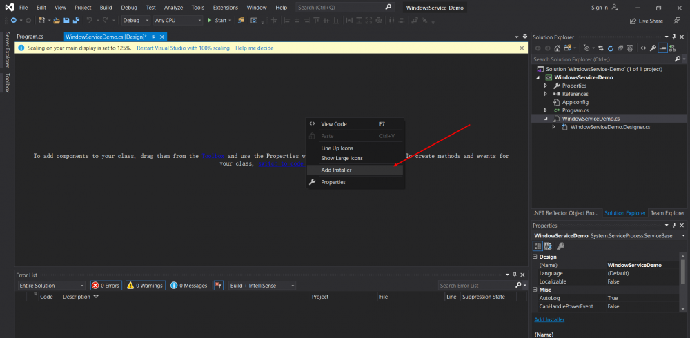 Quartz.Net系列（十一）：System.Timers.Timer+WindowsService实现定时任务